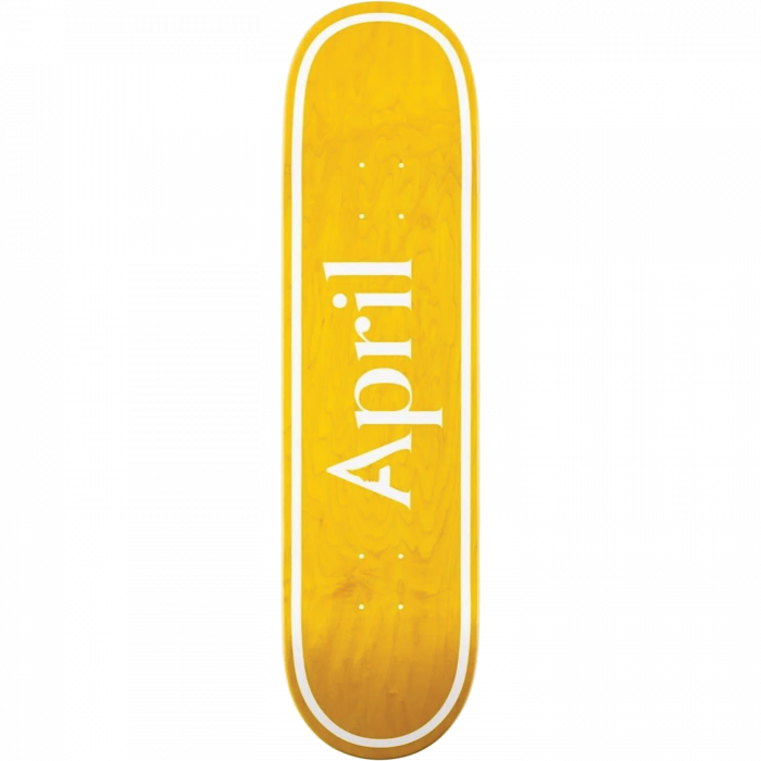 APRIL OG LOGO DECK-8.0 YELLOW
