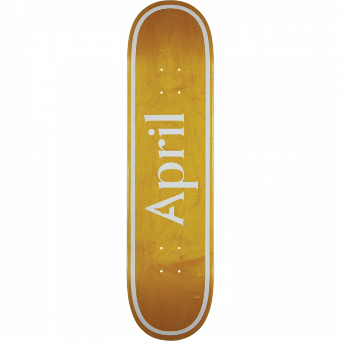 APRIL OG LOGO DECK-8.12 YELLOW