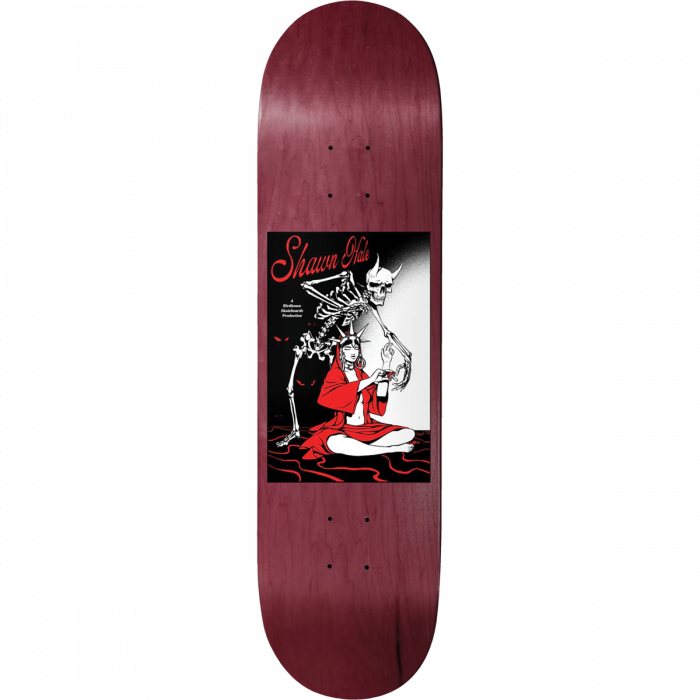 BH HALE LIFE GIVES DEATH DECK-8.5 BURGUNDY