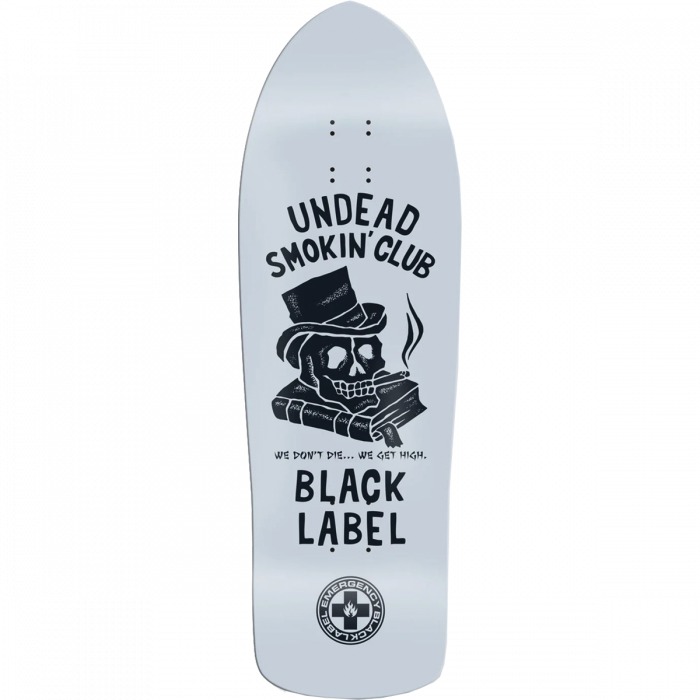 BLL UNDEAD SMOKIN CLUB RIKY DECK-10.2X31.5 WHT DIP