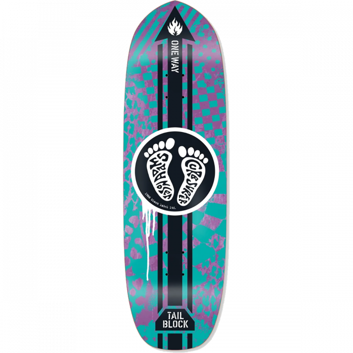 BLL ADAMS CURB SURFER DECK-9.75X32.82 BLUE