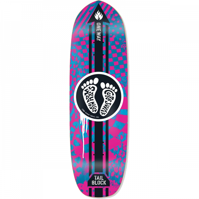 BLL ADAMS CURB SURFER DECK-9.75X32.82 PINK