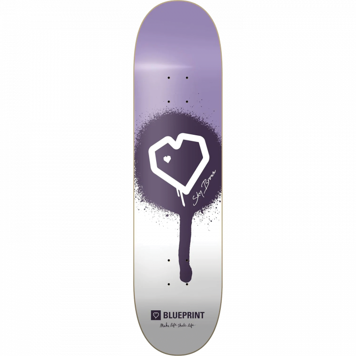 BLUEPRINT SKY BROWN MLSL DECK-8.0 PURPLE