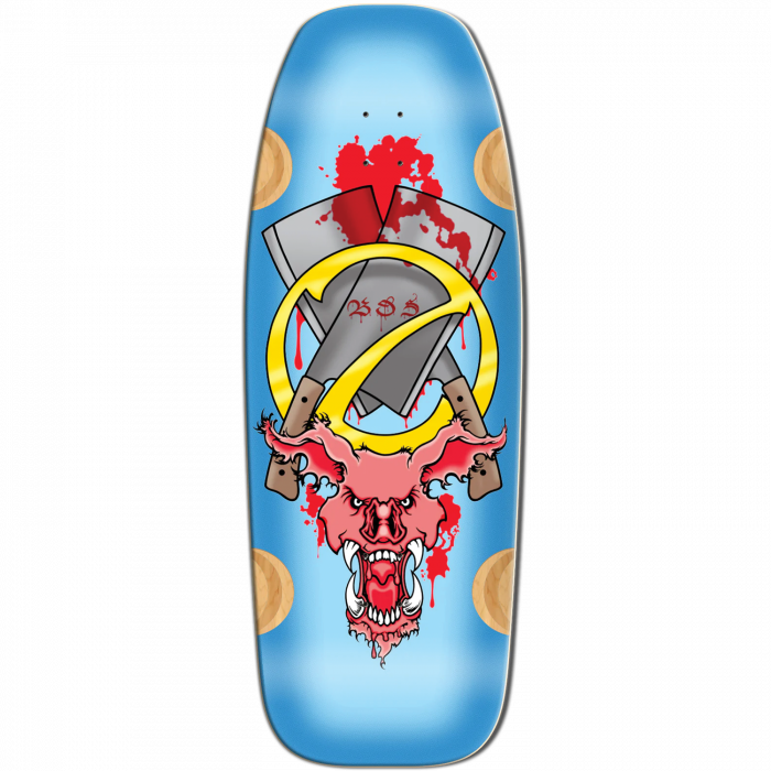 BULLDOG EVIL PIG DECK-12X33 BLUE