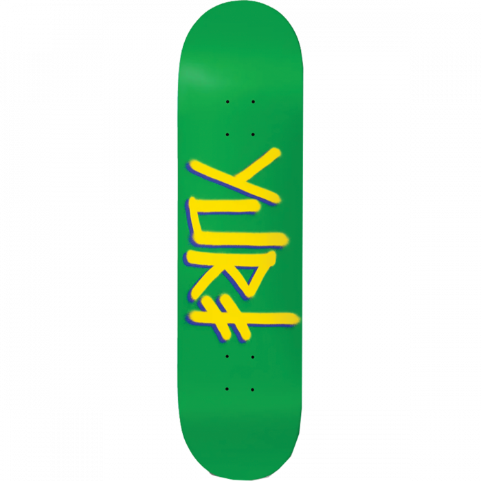 DW FACCHINI GANG NAME DECK-8.0 GRN/YEL