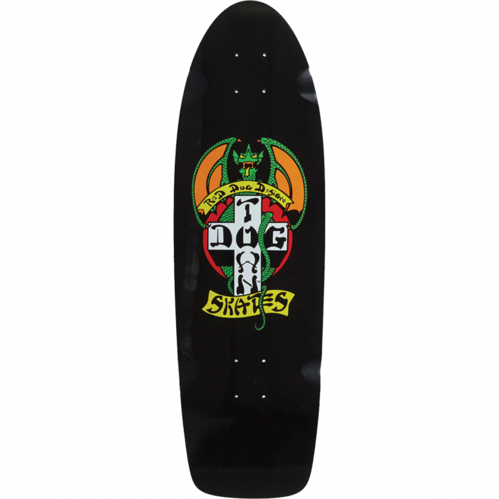 DT RED DOG 70S CLASSIC DECK-9X30 BLACK DIP