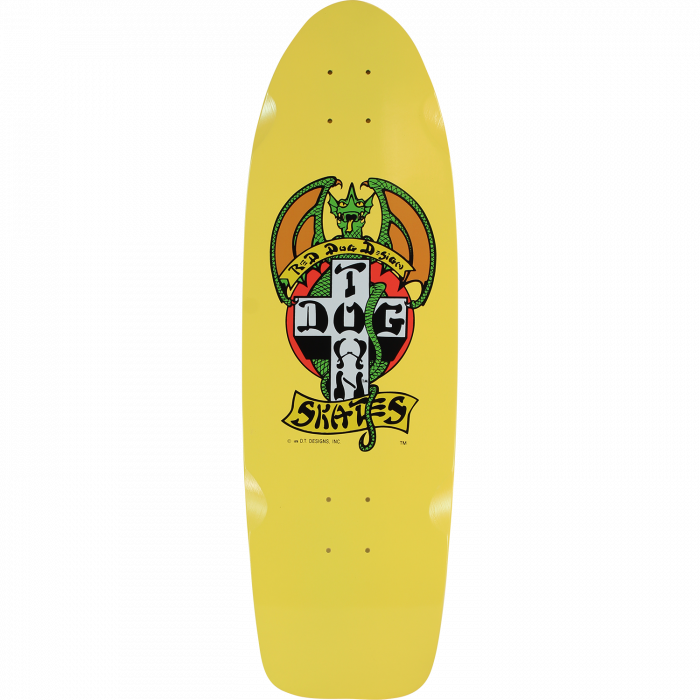 DT RED DOG 70S CLASSIC DECK-9X30 YELLOW DIP