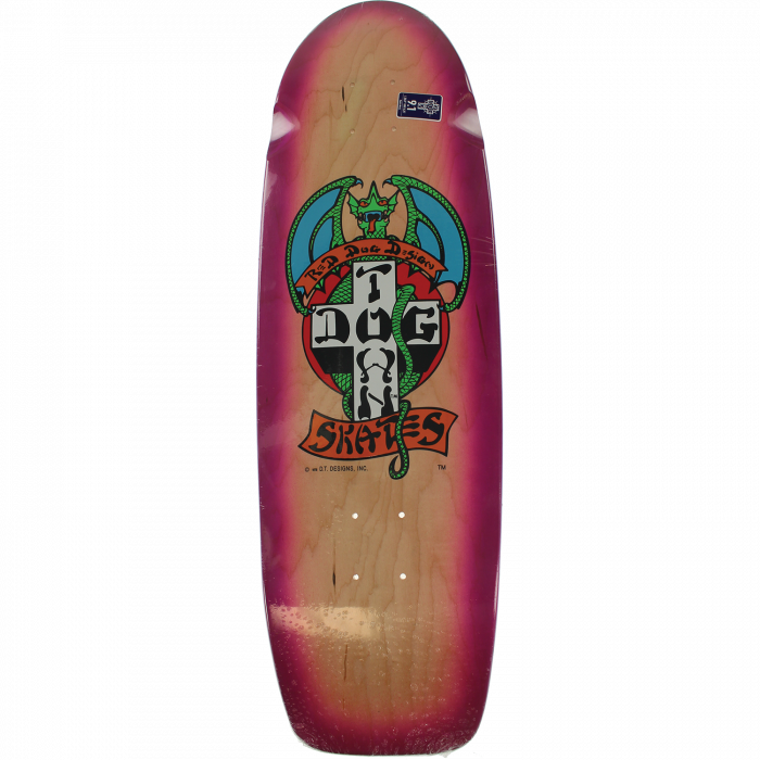 DT RED DOG 70S RIDER DECK-9.3X30.37 NAT/TRANS.PUR