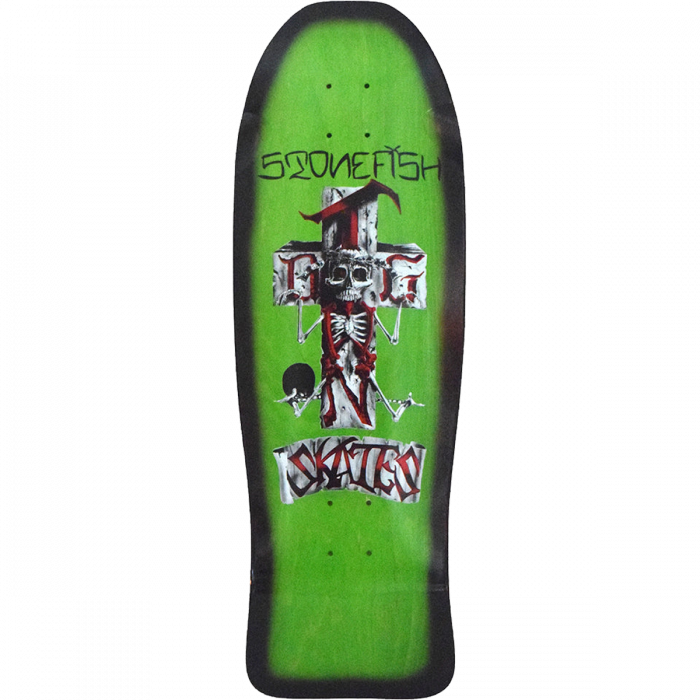 DT STONEFISH DECK-10.12x30.32 GREEN/BLK FADE
