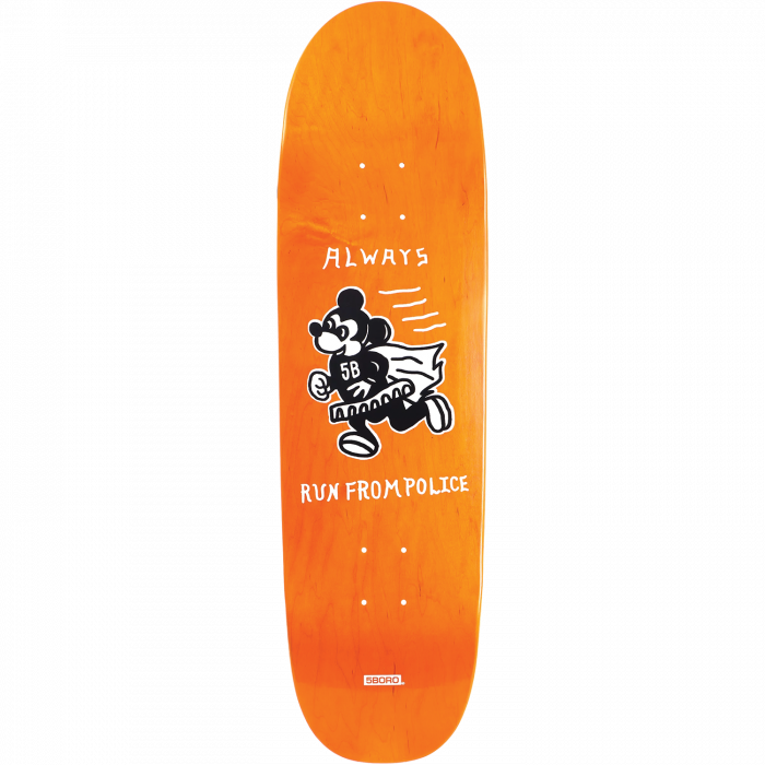 5BORO ALWAYS RUN DECK-8.75X31.75 ORG