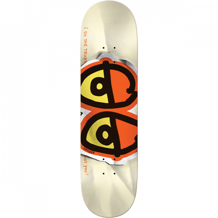 KROOKED EYES DBX DECK-8.5 BRIGHT ORANGE