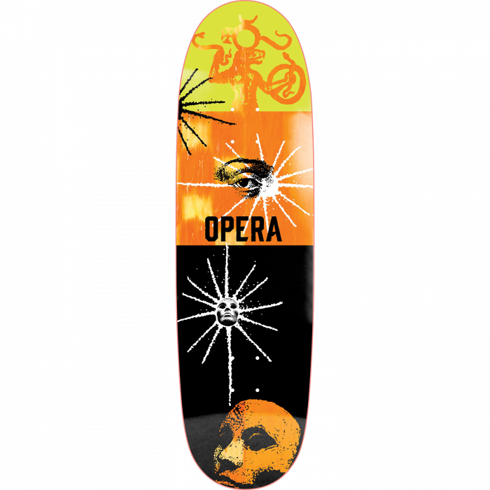 OPERA ENLIGHTEN DECK-9X31.8 YELLOW/ORANGE