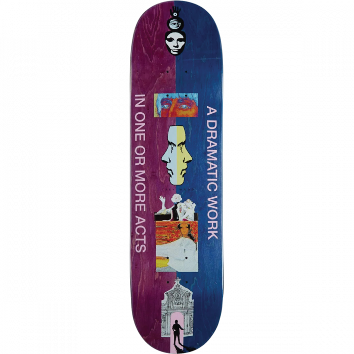 OPERA WOOD DRAMATIC DECK-8.25 PURPLE/BLUE