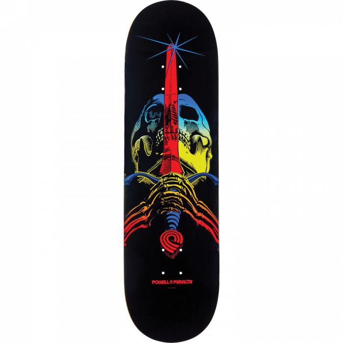 PWL/P SKULL AND SWORD DECK-9.0 YELLOW FADE