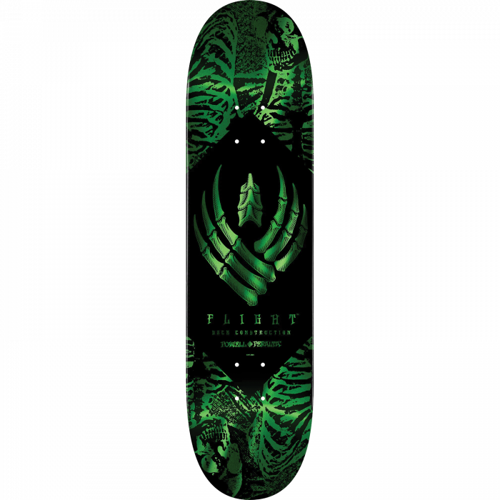 PWL/P SKELETON DECK-8.5 GRN FOIL flight