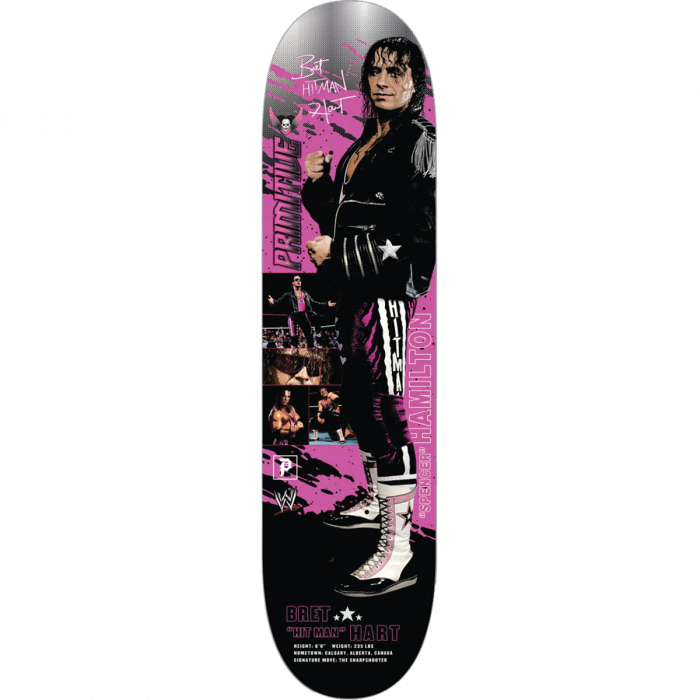 PRIMITIVE WWE HAMILTON HITMAN DECK-8.12 PINK