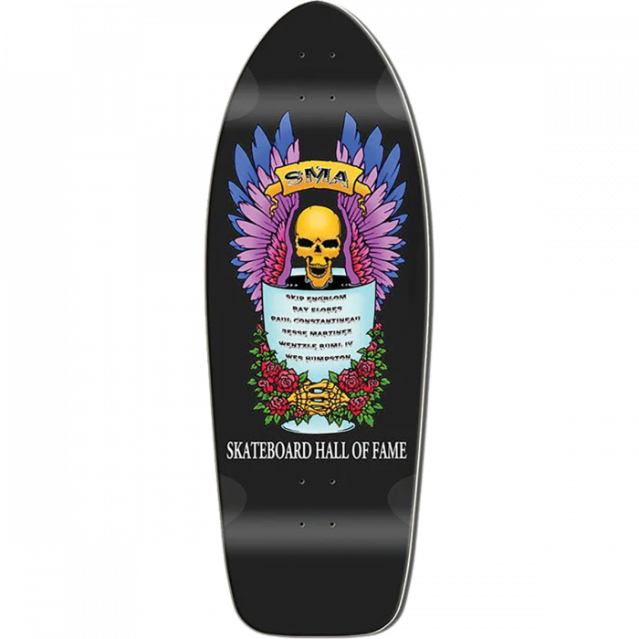 SMA HALL OF FAME DECK-11x31.5 BLK DIP