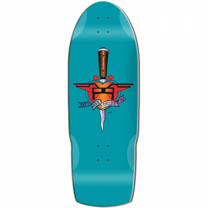 SMA HEART ATTACK DECK-10.5x31 TEAL