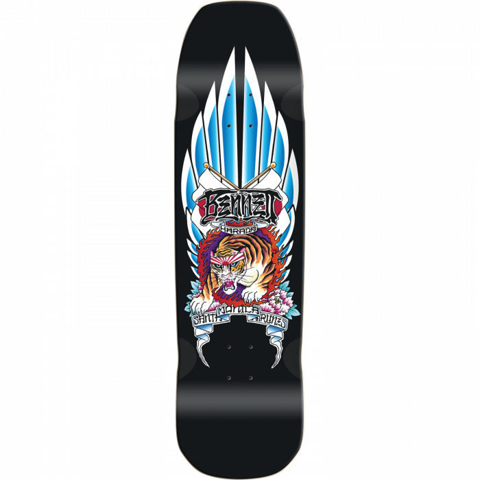SMA HARADA TIGER LTD DECK-9X33 BLACK DIP