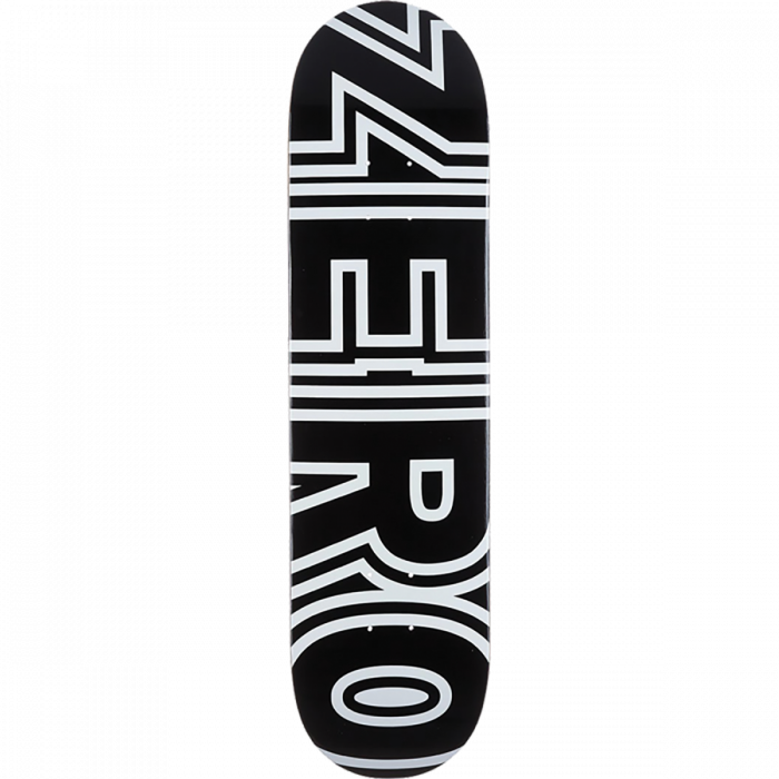 ZERO BOLD DECK-7.25 BLACK/WHT