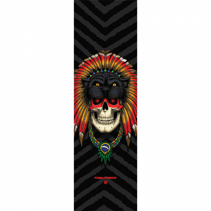 PWL/P GRIP SHEET 9x33 HOEFLER SKULL WHITE