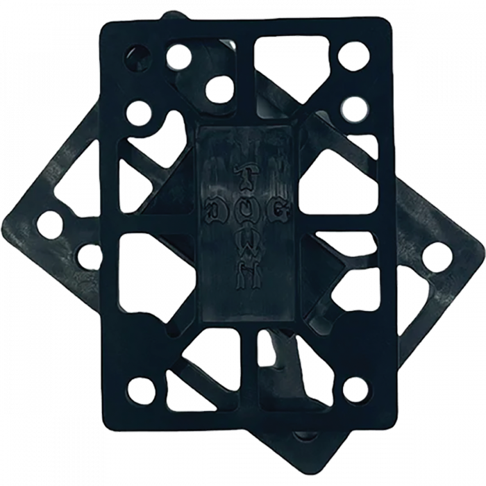 DOGTOWN 3/8" RISERS SET BLACK