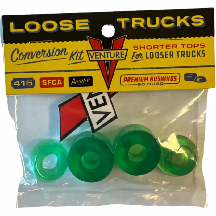 VENTURE LOOSE TRUCK CONVERSION BUSHINGS 90a GRN