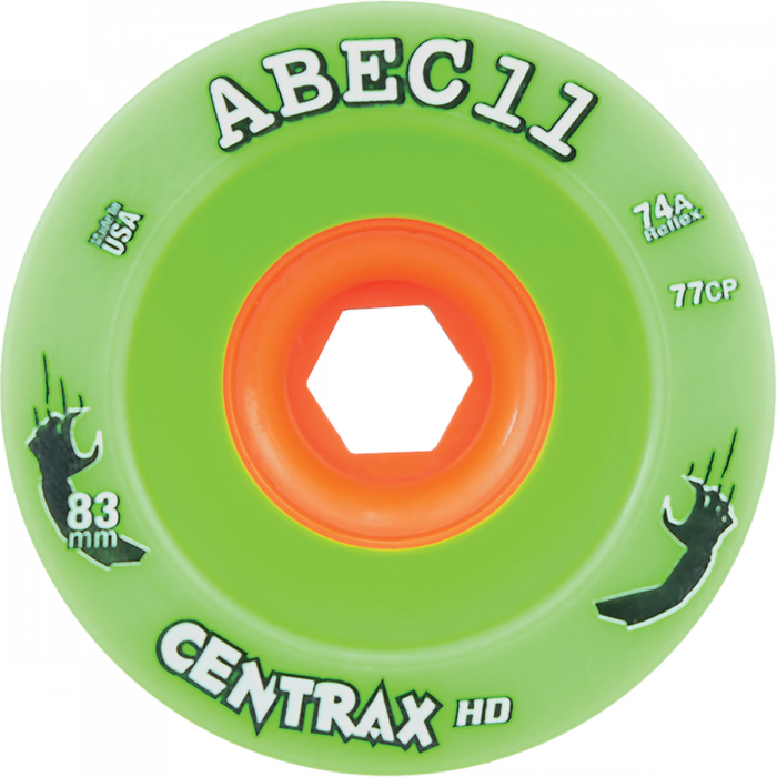 ABEC11 CENTRAX HD 83mm 74a LIME/ORG