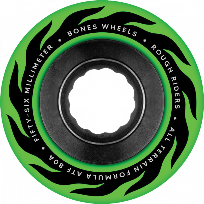 BONES ATF ROUGH RIDER ETERNAL FLAME 56mm 80a GRN
