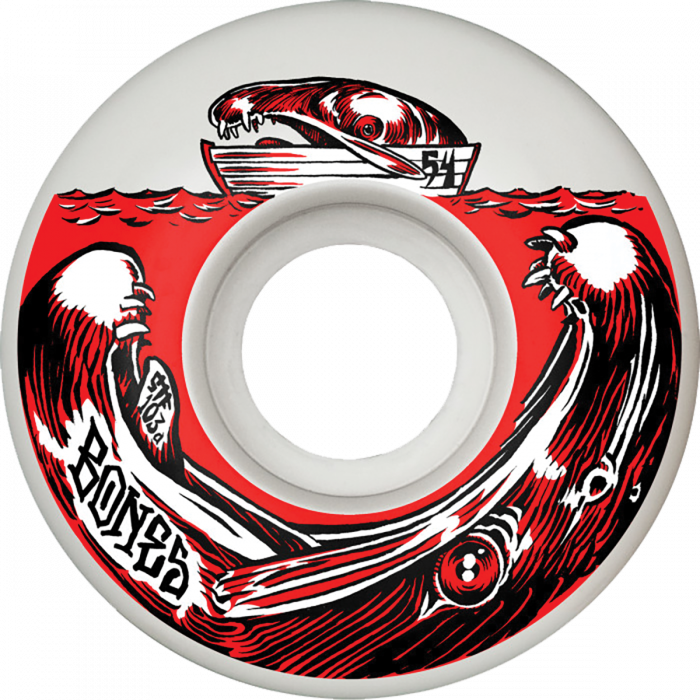 BONES STF V3 SALMON DINNER 54MM 103A WHITE