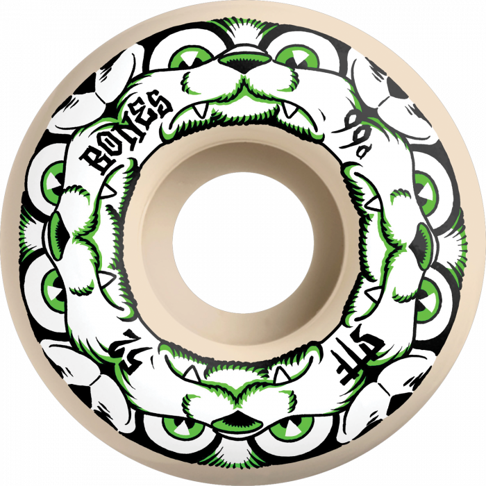 BONES STF V4 DOG NIGHT 52MM 99A NAT/GRN