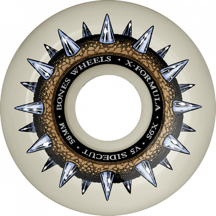 BONES XF X95 V5 SIDECUT 58mm 95A STREET CLEAT NAT