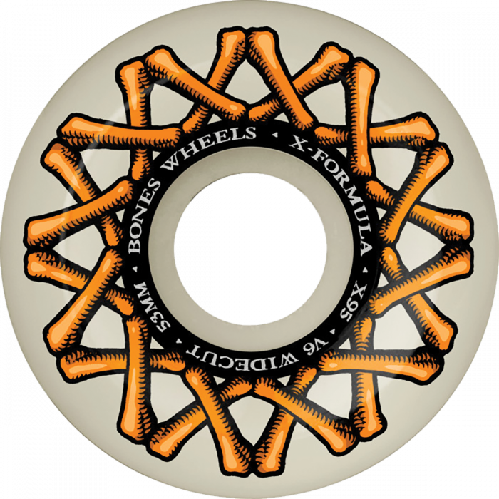 BONES XF X95 V6 WIDE-CUT 53mm 95A X-BONES LOGO