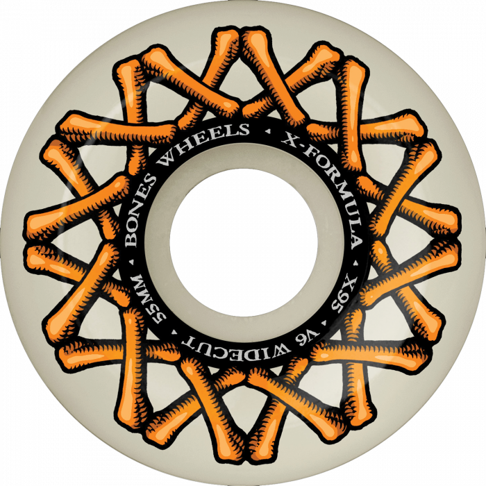 BONES XF X95 V6 WIDE-CUT 55mm 95A X-BONES LOGO