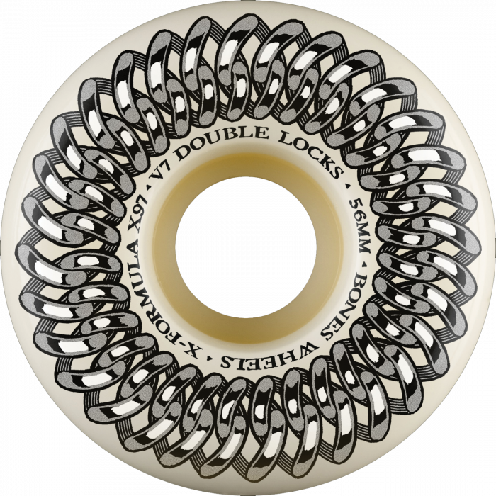 BONES XF X97 V7 DOUBLE-LOCK 56mm 97A WHT/SIL