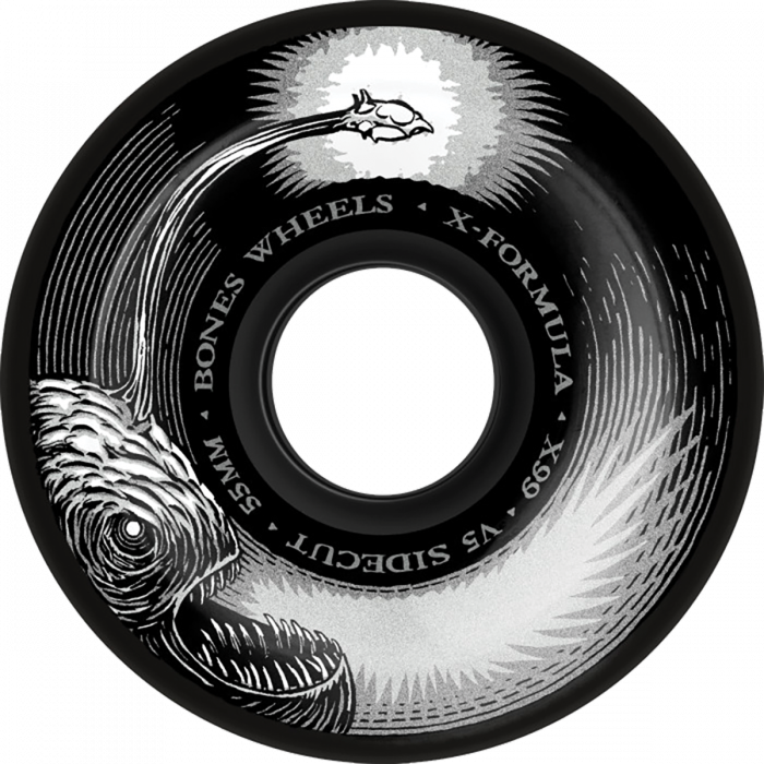 BONES XF X99 V5 SIDECUT 55MM 99A DARK WATERS BLK