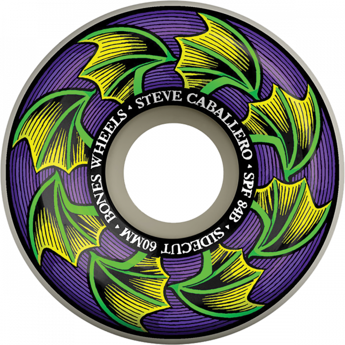 BONES CAB SPF V5 SIDECUT BAT WINGS 60MM 84B WHT