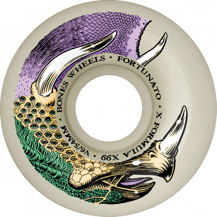 BONES FORTUNATO XF V6 DINO-SORTAS 54MM 99A NAT