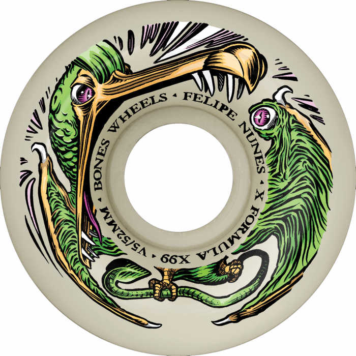 BONES NUNES XF V5 DINO-SORTAS 52MM 99A NAT