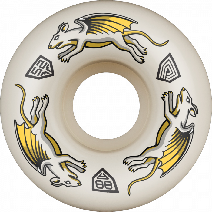 PWL/P DF-88 NANO RAT 52/34MM 88A OFF WHT/YEL