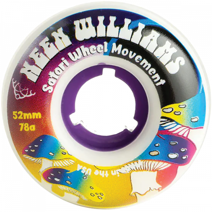 SATORI NEEN MUSHROOM CRUISER 52mm 78a WHITE/PUR