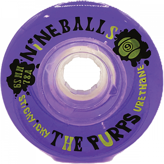 SEC9 NINEBALLS 65mm 78a CLEAR PURPLE