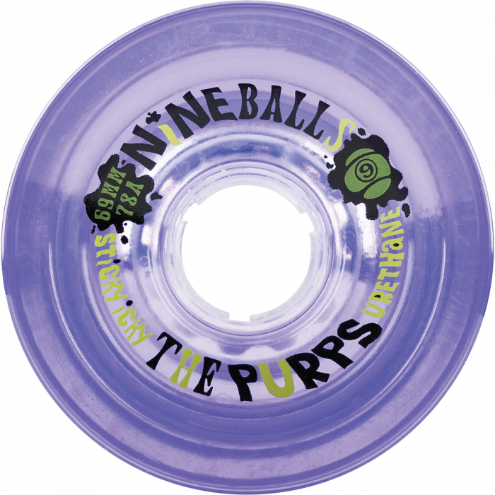SEC9 NINEBALLS 69mm 78a CLEAR PURPLE