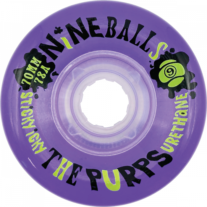 SEC9 NINEBALLS 70mm 78a CLEAR PURPLE