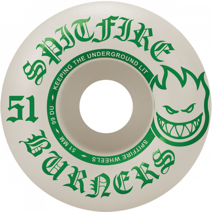 SF BURNERS 51MM 99A WHT/GRN