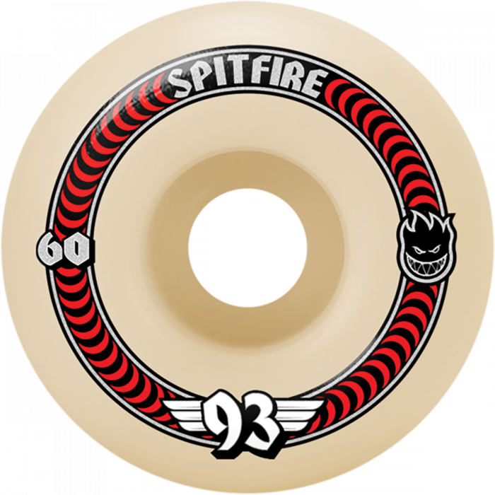 60mm Spitfire Formula Four 93a Classic Wheels NATURAL