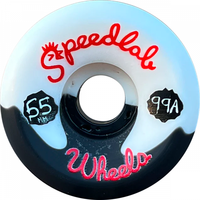 SPEEDLAB TRICK'N NUGGETS 55mm 99a BLK/WHT SWIRL