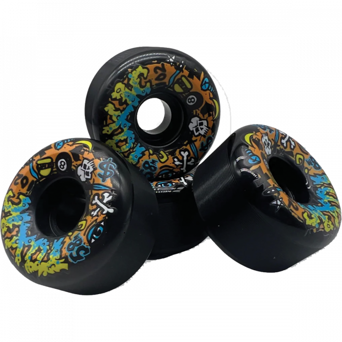 TOXIC TEAM 58MM 102A BLACK SOLID