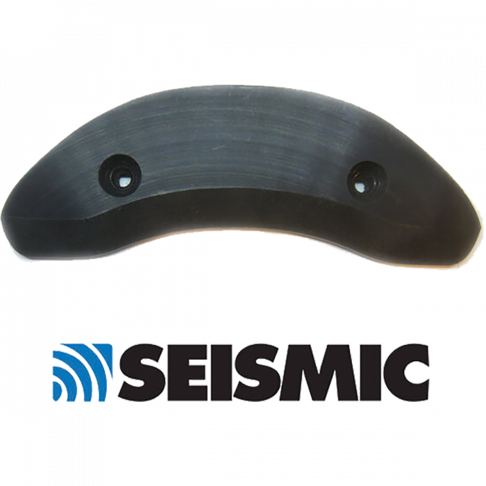SEISMIC SKID PLATE OLD SCHOOL NOSE 118MM BLK