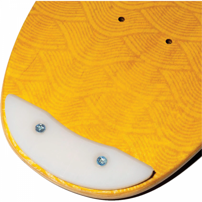 WALTZ NOSE SKID PLATE 4.6" WHITE W.HARDWARE